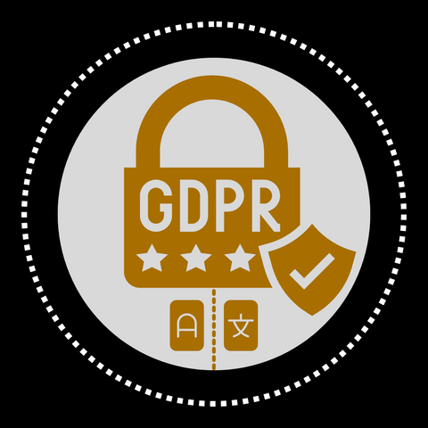 Multilingual GDPR functionality